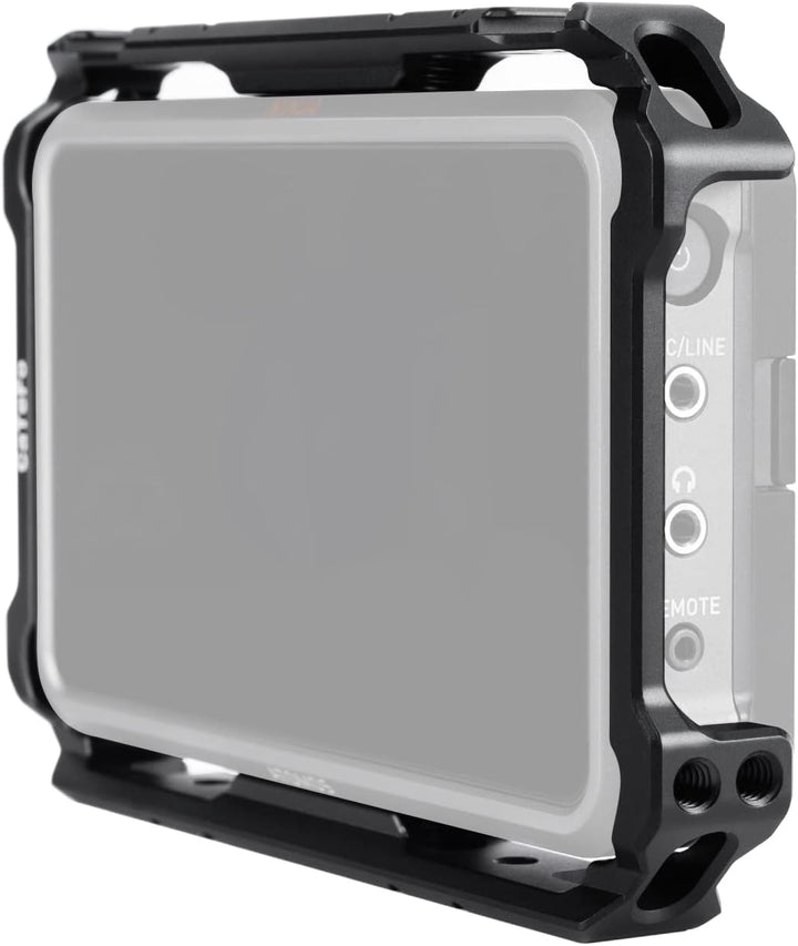 CaTeFo Ninja V Käfig für Atomos Ninja V/Ninja V Plus/Shinobi/ZATO Connect Monitore, Käfig mit integr