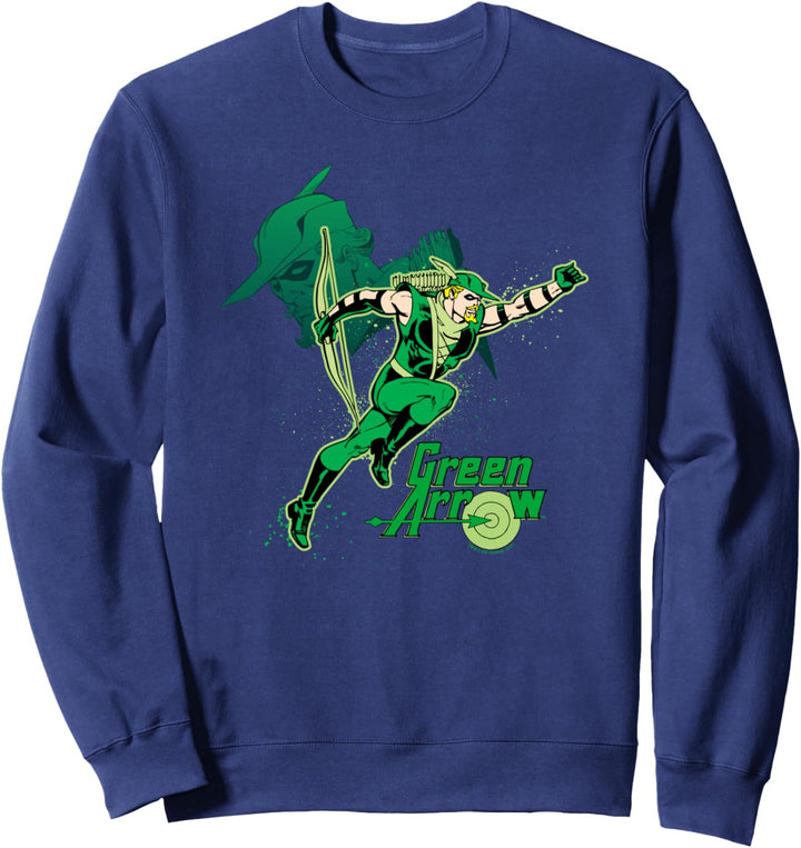 Justice League Green Arrow In Action Sweatshirt