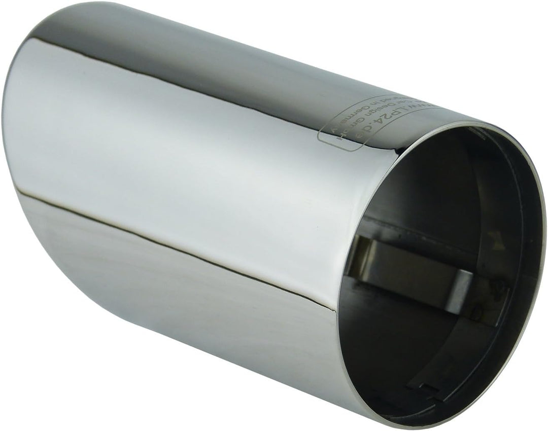 L&amp;P A298 2 Auspuffblenden Auspuffblende Edelstahl spiegel poliert Plug&amp;Play Chrom Endrohrblenden End
