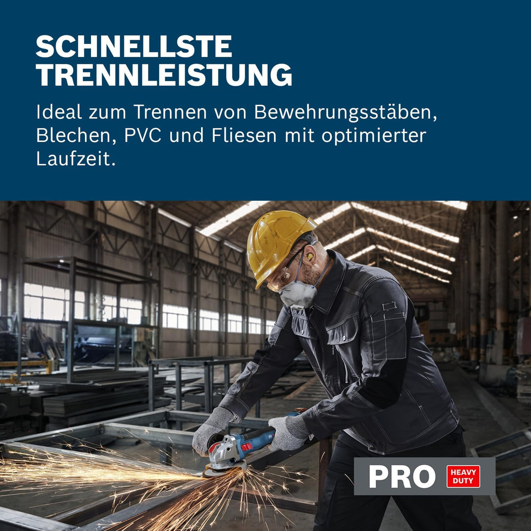 Bosch Professional 18V System Akku-Winkelschleifer mit X-LOCK GWX 18V-8 (inkl. Zusatzhandgriff, Schu