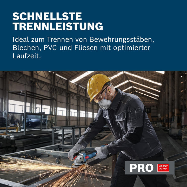 Bosch Professional 18V System Akku-Winkelschleifer mit X-LOCK GWX 18V-8 (inkl. Zusatzhandgriff, Schu