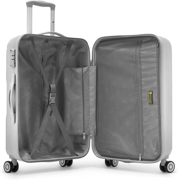 R Roncato Flight 4r Trolley Laptop Rollkoffer 66 Centimeters Silber (Argento), Silber (Argento)