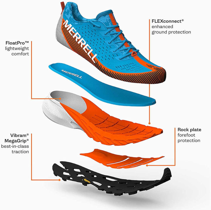Merrell Herren Nova 3 GTX Wanderschuh 42 EU Schwarz Orange, 42 EU Schwarz Orange