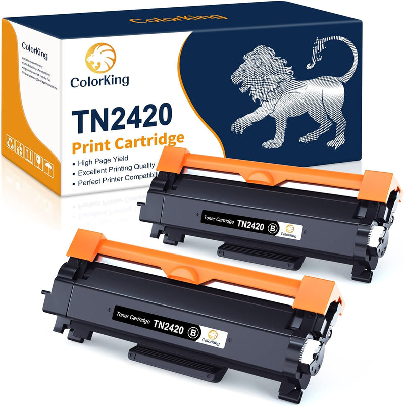ColorKing TN2420 TN-2420 Toner Kompatibel für Toner Brother MFC L2710DW MFC-L2710DW HL-L2350DW MFC-L