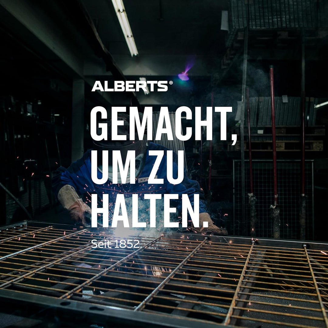 Alberts 663599 Strebenkappe | Aluminium | für Rohr-Ø 48 mm | 2er Set