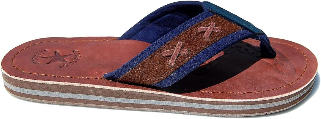Seestern Sportswear Jungen Jugendliche Leder Zehentrenner Zehensandale Sandalen Gr.36-42/2160 40 EU