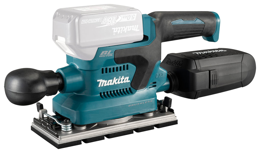 Makita DBO380ZJ Akku-Schwingschleifer 18V (ohne Akku, ohne Ladegerät) im MAKPAC,