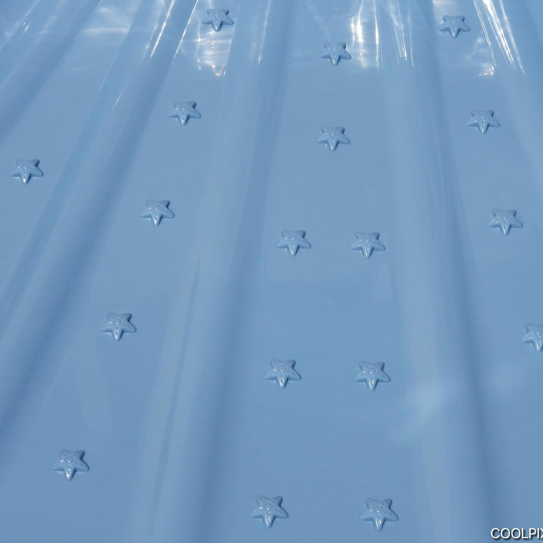 TikTakToo Sand & und Wassermuschel I Sandkasten ohne Abdeckung (1-teilig) (Pastell blau Sterne), Pas