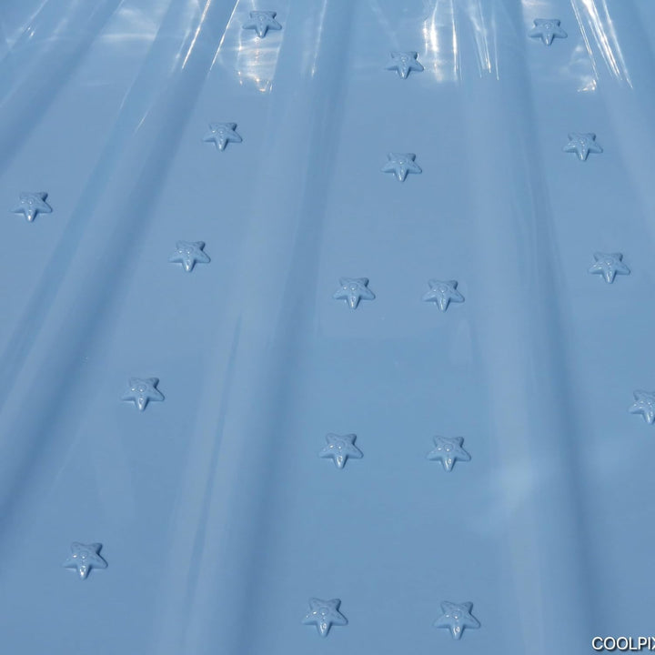TikTakToo Sand & und Wassermuschel I Sandkasten ohne Abdeckung (1-teilig) (Pastell blau Sterne), Pas