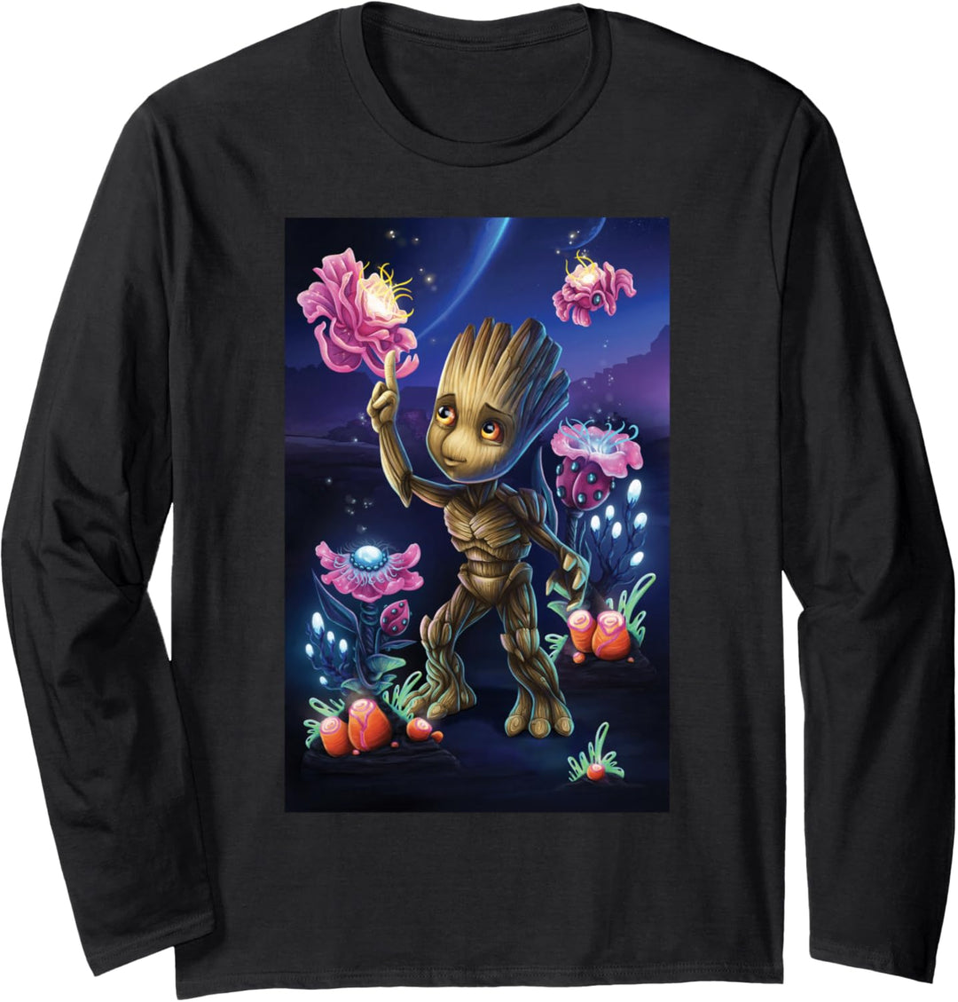 Marvel Guardians Of The Galaxy Groot Plants Langarmshirt