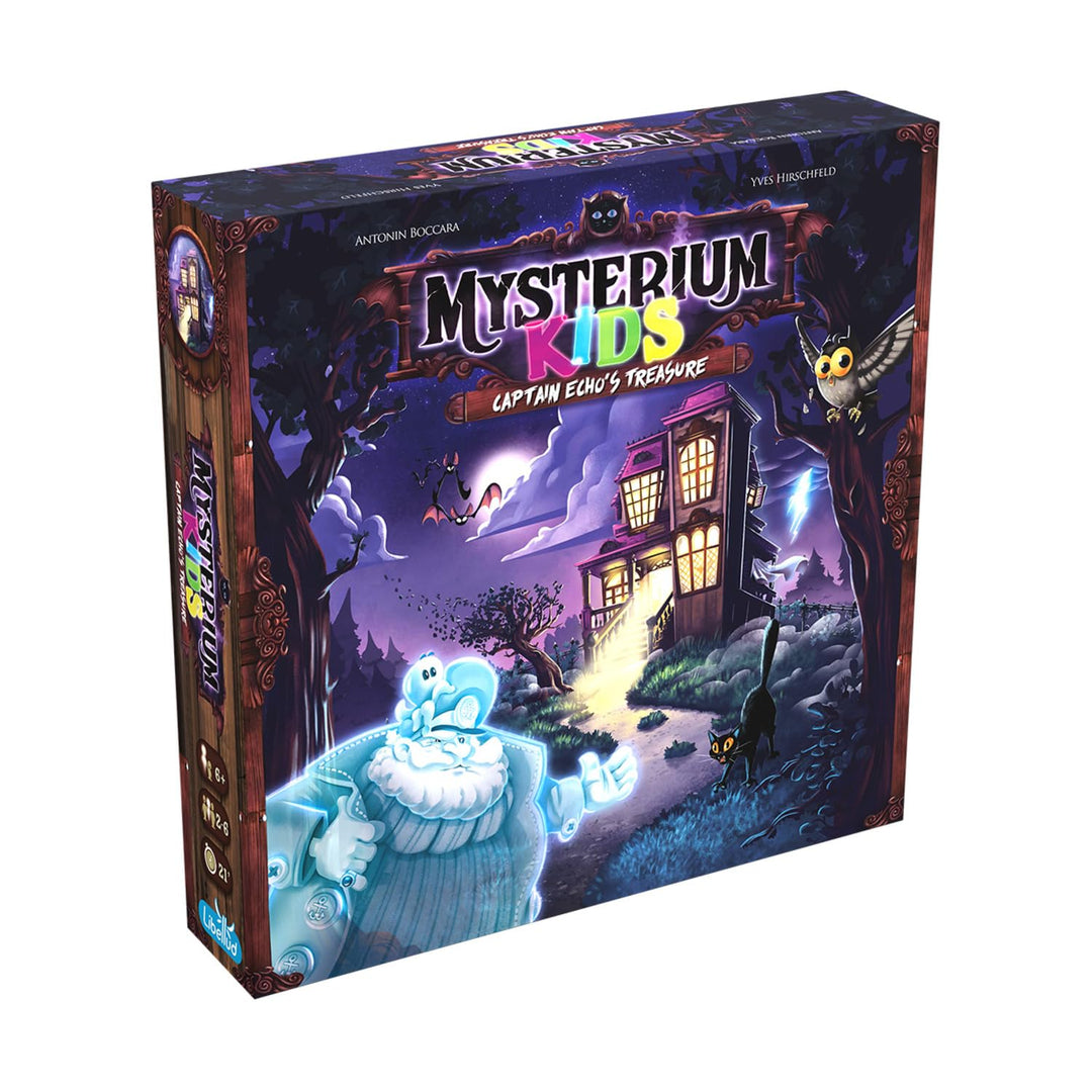 Libellud Mysterium Kids: Captain Echo's Treasure, Familien-Brettspiel, ab 6 Jahren, 2–6 Spieler, 20