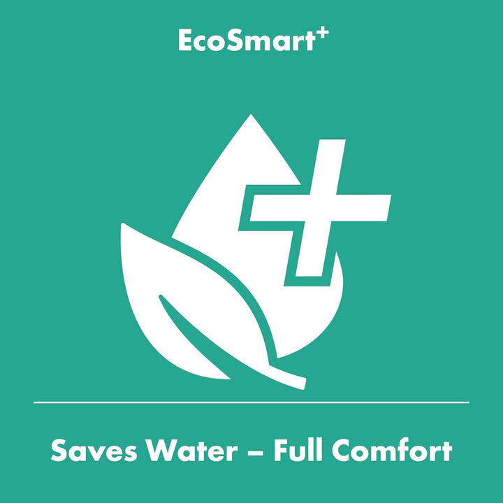 hansgrohe wassersparende Kopfbrause Pulsify E, Duschkopf mit 5l/min (EcoSmart+), Brausekopf 260mm, R