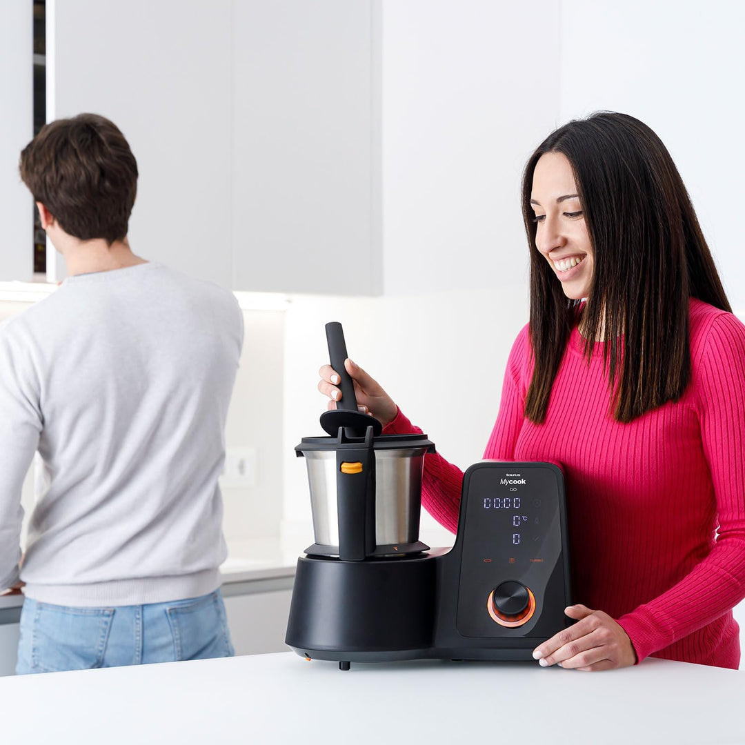 Taurus Küchenmaschine Mycook Go, 1600 W, patentierte Induktion, 2 l Edelstahl, 25 Funktionen, integr