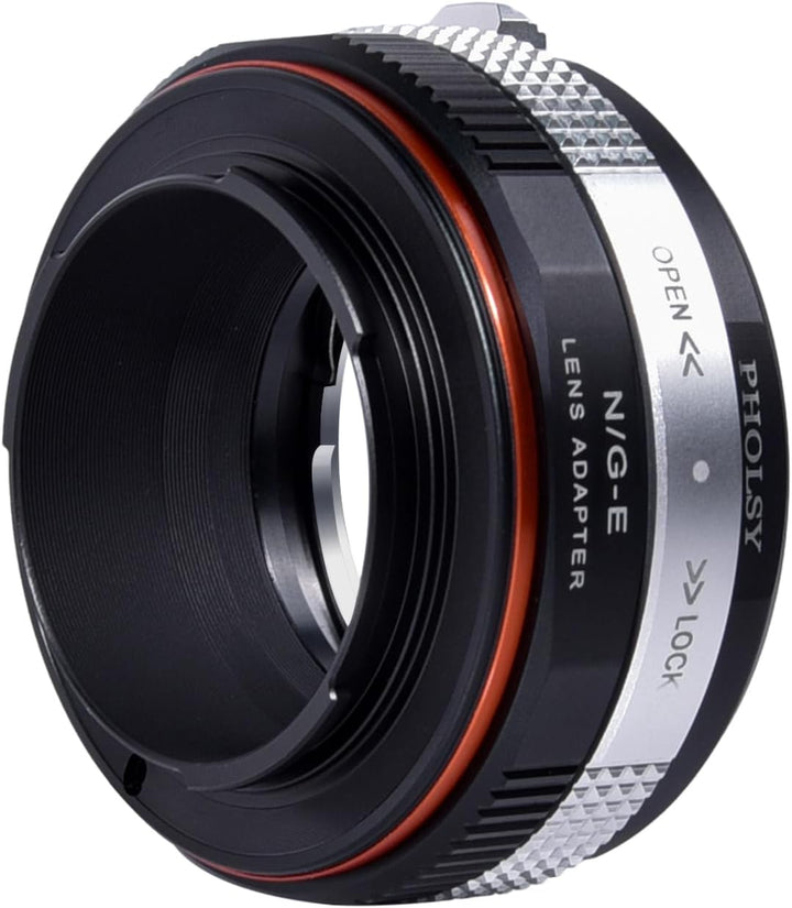 PHOLSY Kompatibel mit Nikon G auf Sony E, Nikon F auf Sony E Objektivadapter für Nikon F (G-Type) Mo