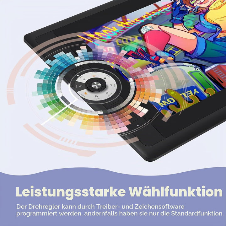 GAOMON PD156PRO 15,6 Zoll laminiertes Grafik-Display mit Full-HD-Display (1.920 x 1.080), Batterielo