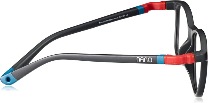 NANOVISTA Unisex Kinder Sonnenbrille 52 Gris Oscuro Mate/Rojo/Azul, 52 Gris Oscuro Mate/Rojo/Azul