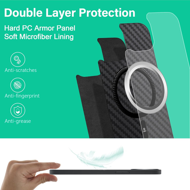 ONES Magnetisch für iPhone 11 Ultradünne Hülle, Kompatibel mit MagSafe, Fallschutz in Militärqualitä