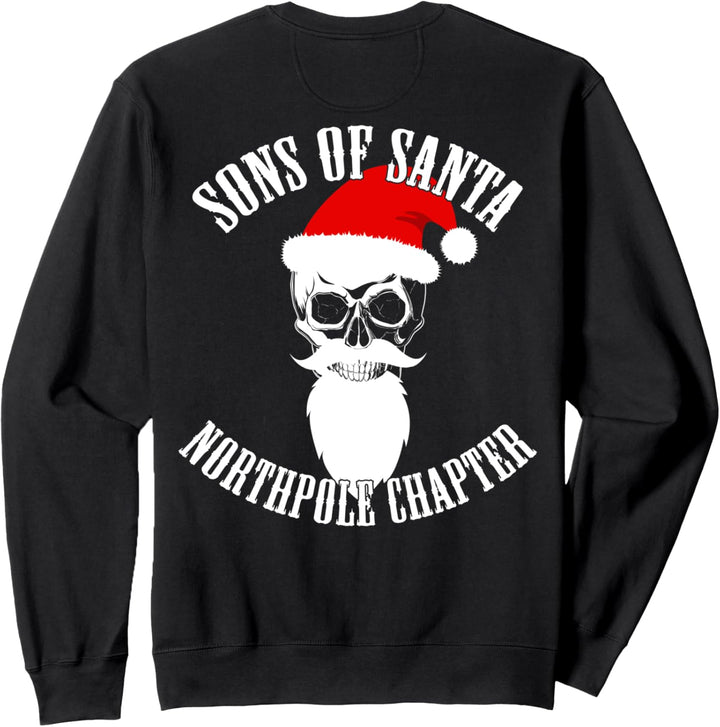 Sons of Santa Northpole Chapter Motorrad Hinten Sweatshirt