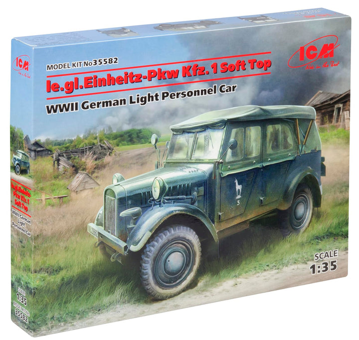 ICM ICM35582 1:35-le.gl.Einheitz-Pkw Kfz.1 Soft Top