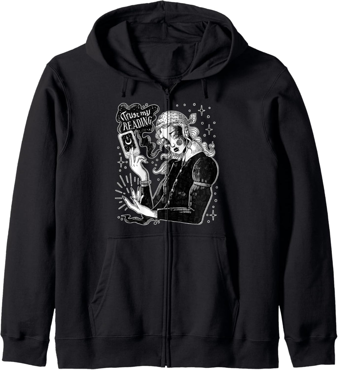 Trust My Reading The Tarot-Kartenleser Hexe Magie Kapuzenjacke
