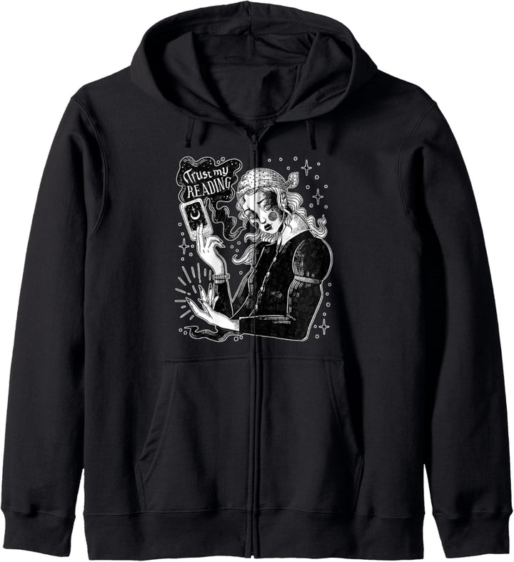 Trust My Reading The Tarot-Kartenleser Hexe Magie Kapuzenjacke