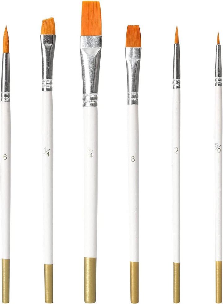 GC QUILL 36 Farben Acrylfarben Set 12 ml x 36 Tuben mit Pinseln, Palettenmessern, Leinwand, Staffele