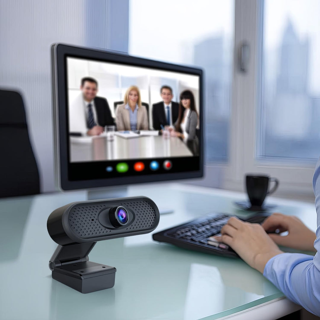 RS680 USB Webcam mit Mikrofon und Befestigungsclip Full HD 1080P Computer Kamera PC Home-Office 30fp