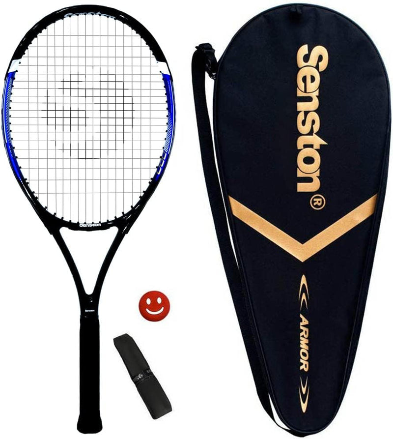 Senston Profi Tennisschläger Professioneller Training Tennis Schläger Set für Damen Herren mit Tenni