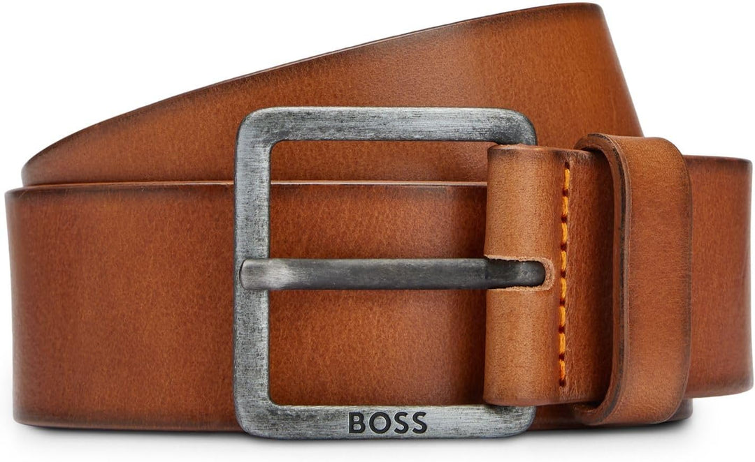 BOSS Herren Gürtel 80 Braun, 80 Braun