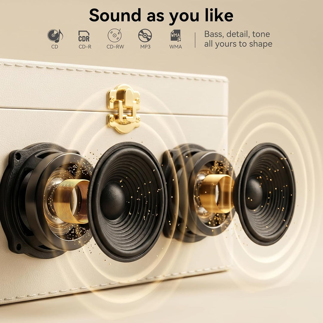 CD Player Tragbar Bluetooth: Kegaudio Radio mit CD-Player Tragbarer mit Lautsprecher Fernbedienung U