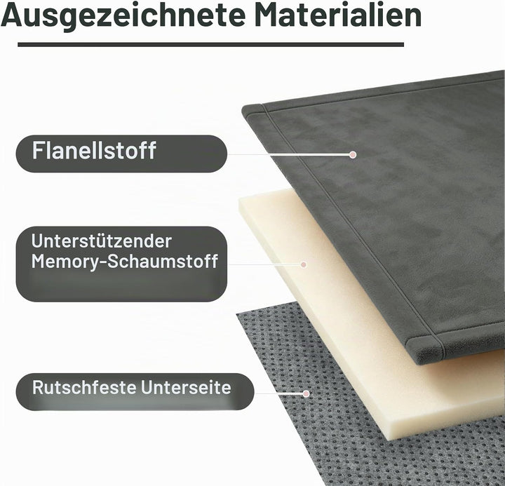 Capslpad Krabbelmatte Baby 200x150x2.5 cm Wolkenweiche Spielmatte Baby mit Hochwertigem Memory-Schau