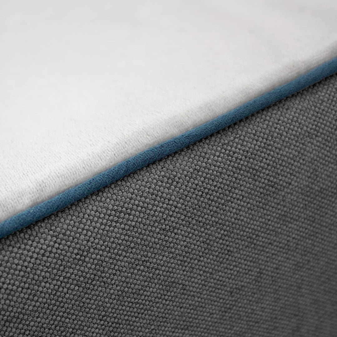 KOPEKS Ersatzbezug für Hundebett, Memory-Schaumstoff, Grau, Grösse XL Grau X-Large, Grau X-Large
