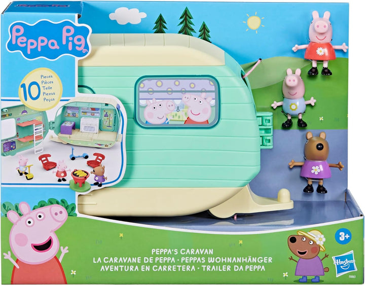 Peppa Pig Peppas Wohnanhänger Spielset, Rosa