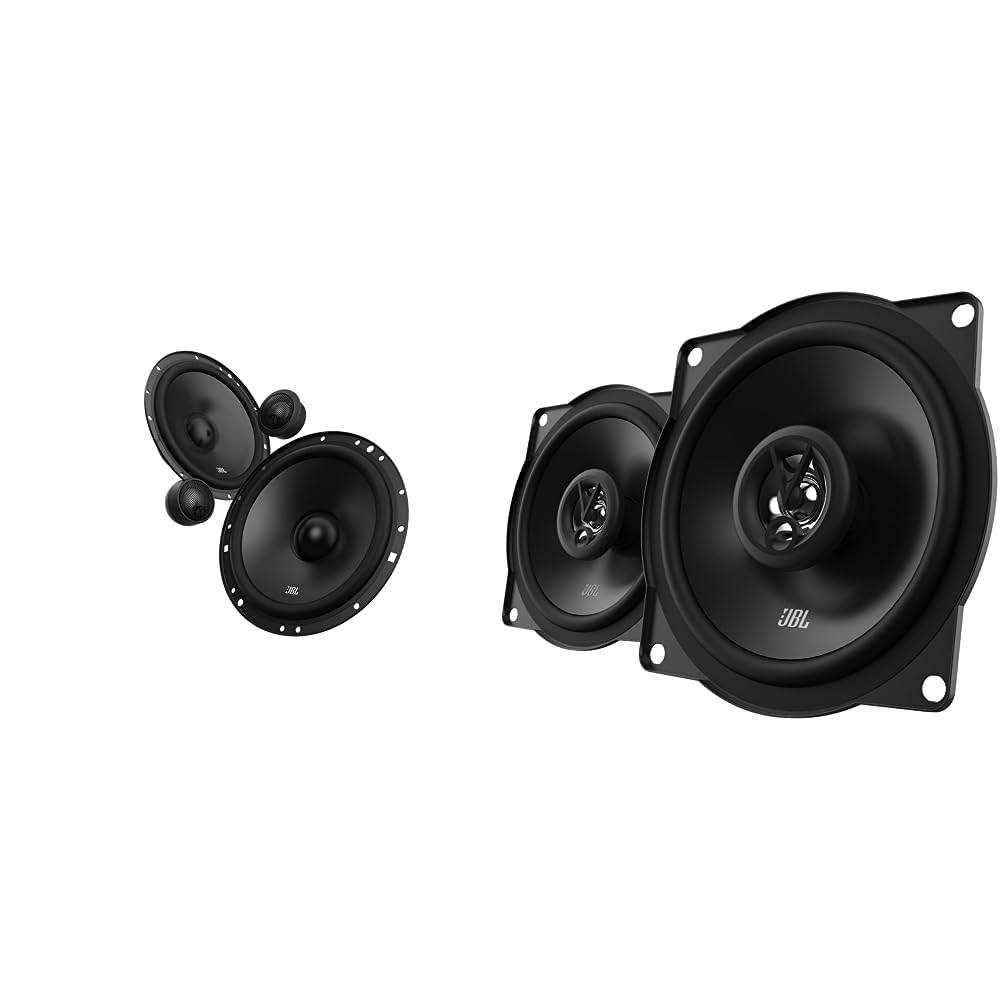 JBL Stage1 601C 2-Wege KFZ Soundsystem von Harman Kardon - 200 Watt Komponenten Auto Lautsprecher Bo