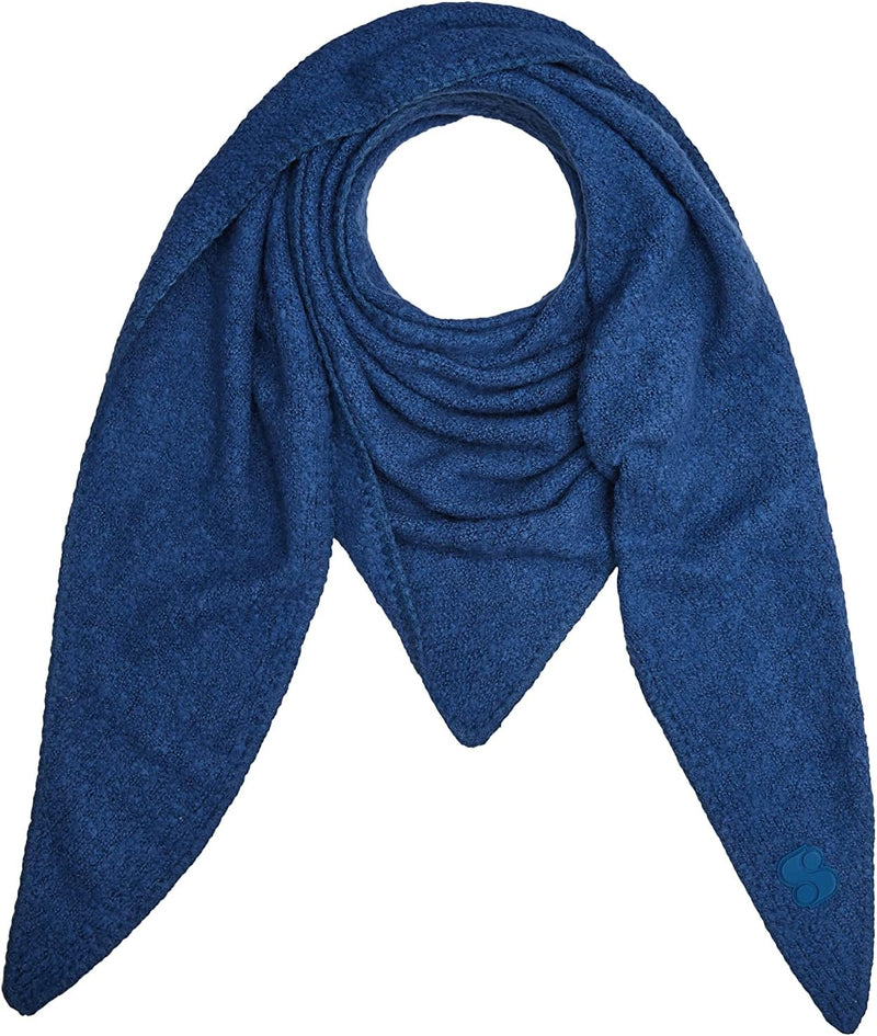 s.Oliver Damen Schal Einheitsgrösse Blau 56x6, Einheitsgrösse Blau 56x6