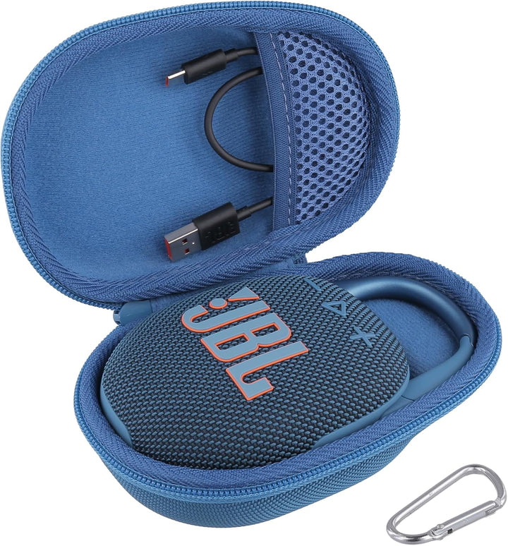 co2CREA Hart Reise Schutz Hülle Etui Tasche für JBL Clip 5 /JBL Clip 4 / JBL Clip 4 Eco Tragbare Blu