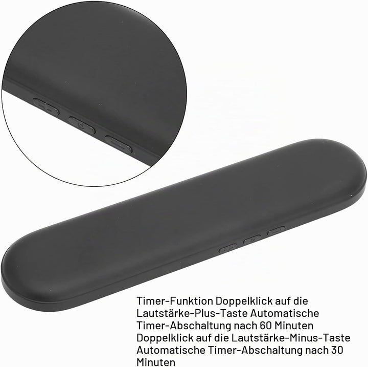 Kissen-Lautsprecher, wasserdichte -Knochenschall-Kissen-Lautsprecher mit Stereo-Bass, Timer, 20 Stun