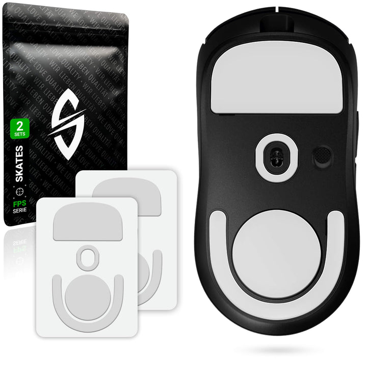 SensoryBoost FPS Glides (2er Set) kompatibel mit Logitech G PRO X Superlight 2, G PRO X2 Superstrike