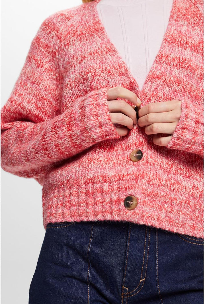 ESPRIT Mehrfarbiger Cardigan mit V-Ausschnitt