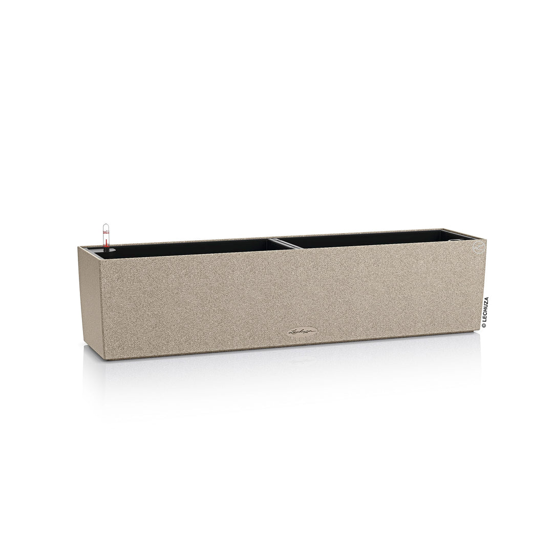 LECHUZA BALCONERA Stone 80 sandbeige 15661 79x19x19 cm Sandbeige, 79x19x19 cm Sandbeige