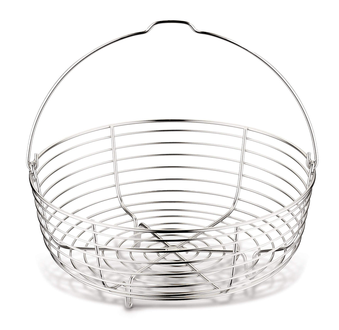 Lagostina Drahtkorb, Zubehör für Schnellkochtopf Inhalt 5/6 Liter, Edelstahl, Durchmesser 19 cm