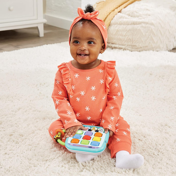 VTech Baby - Babys Pop-It-Tablet – Kunterbuntes Baby-Tablet mit Lerninhalten zu Formen, Farben und T