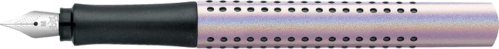 Faber-Castell 140844 - Füller Grip Edition Glam, Federbreite M, pearl, 1 Stück Pearl 1 stück (1er Pa