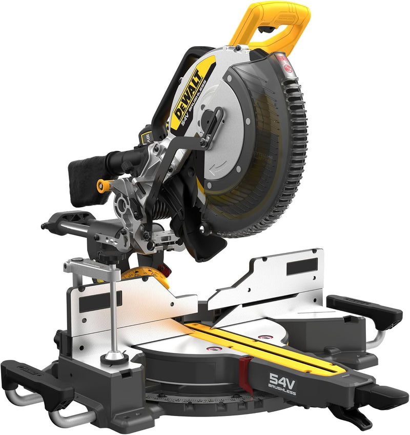 DeWALT Akku-Paneelsäge DCS781X2 Kappsäge, Gehrungssäge mit 305 mm Scheiben-Ø, hohe Schnittkapazität,