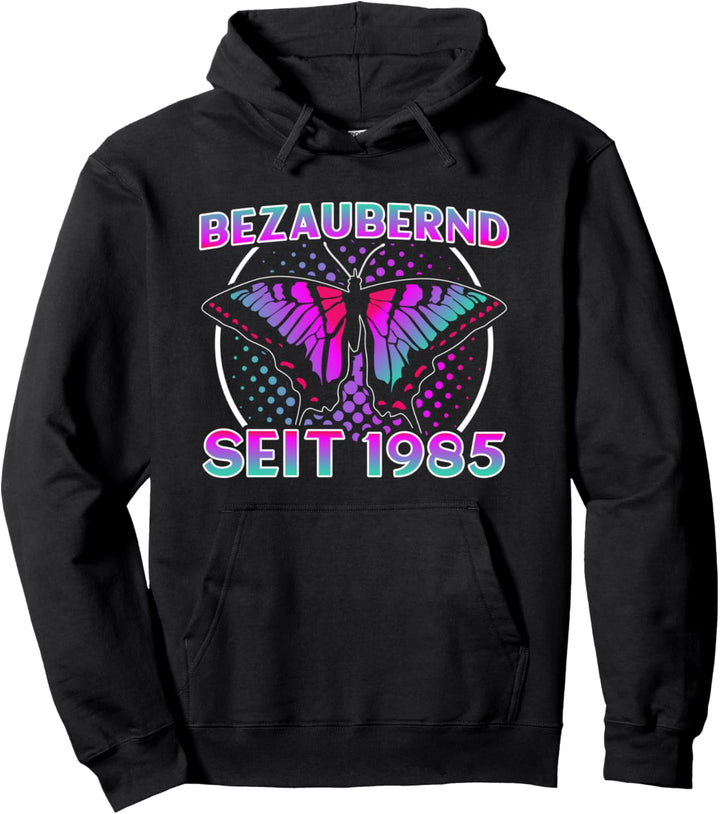 bezaubernd seit 1985 - Schmetterlinge 37. Geburtstag Pullover Hoodie