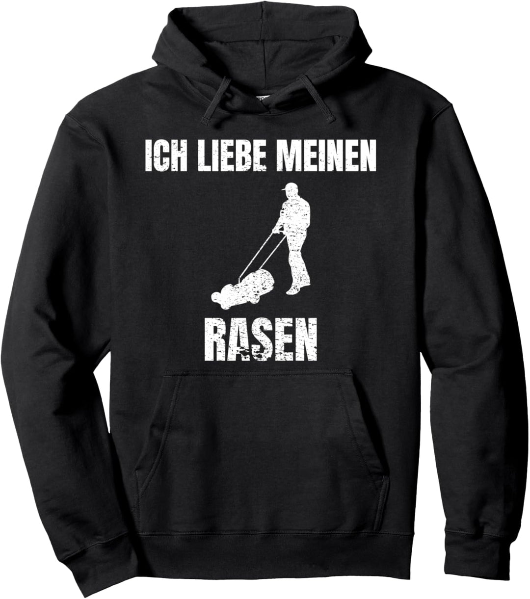 Ich Liebe Meinen Rasen Garten Gartenarbeit Rasenmäher Pullover Hoodie