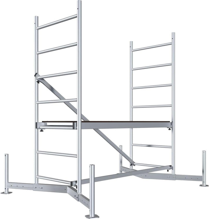 Krause 710116 Monto Alu-Arbeitsgerüst Grundgerüst, ClimTec