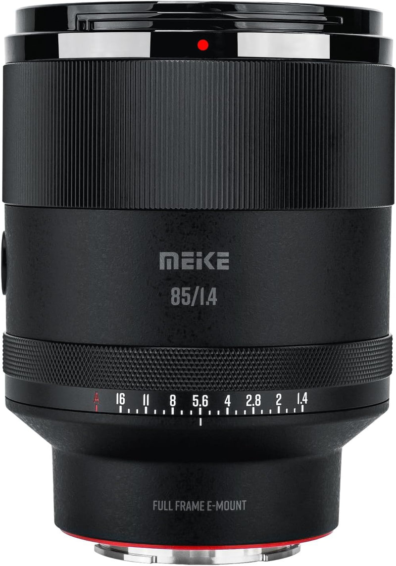 Meike 85mm F1.4 Autofokus Vollformat STM Schrittmotor Portraitobjektiv Kompatibel mit Sony E Mount K