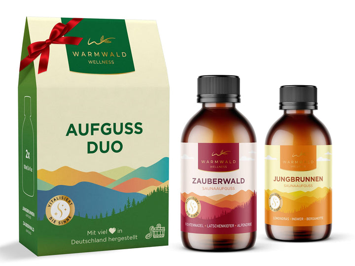 Warmwald - Saunaaufguss - Sauna Aufgussmittel mit natürlichen ätherischen Ölen - Saunaöl - Saunaduft