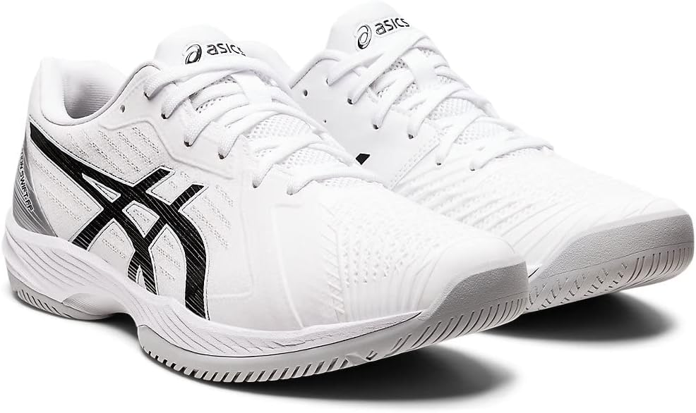 ASICS Herren Solution Swift FfSneaker 39.5 EU Weiss Schwarz, 39.5 EU Weiss Schwarz